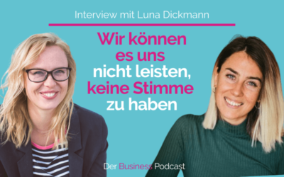 Wir können es uns nicht leisten, keine Stimme zu haben (#347)